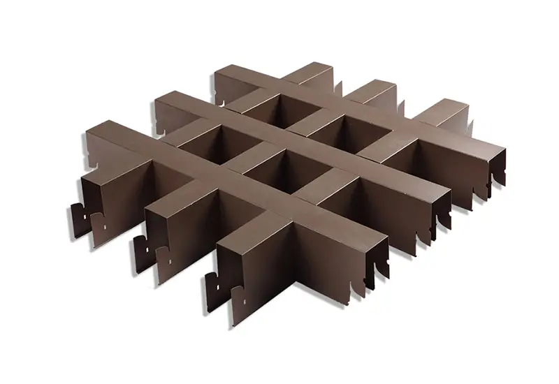 Aluminium Metalworks Open Cell Grid Ceiling Systems